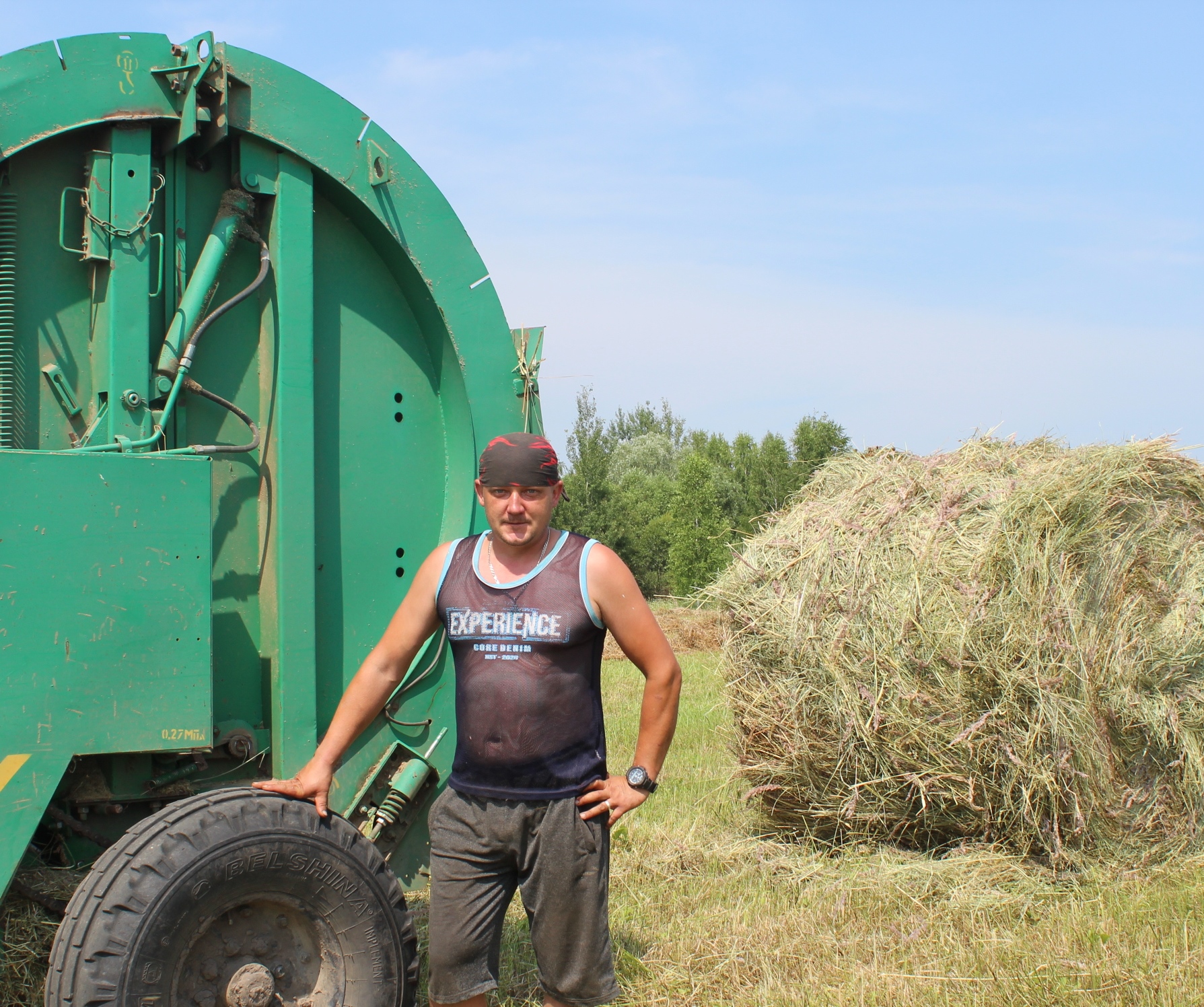 Горячая пора сенокоса в Гордеевском районе