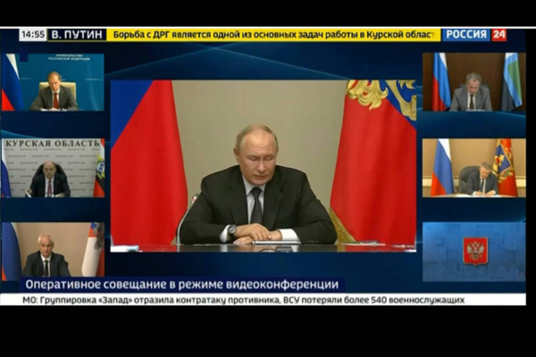 Брянский губернатор участвовал в совещании Владимира Путина