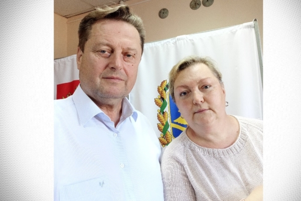 Главный редактор районной газеты принял участие в голосовании