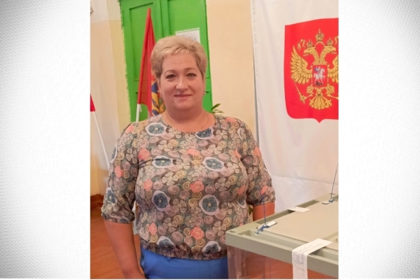 Глава Уношевского сельского поселения приняла участие в выборах