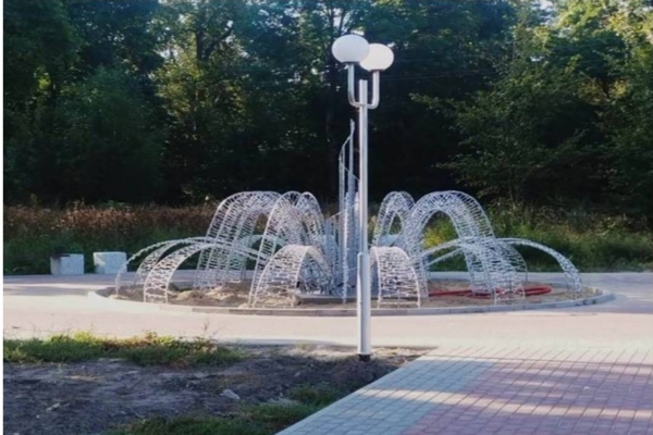 Городской парк благоустраивают в Дятьково Брянской области