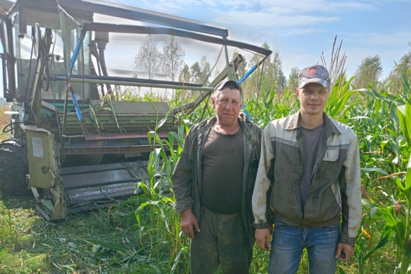 Фермер из села Перетин завершил заготовку силоса