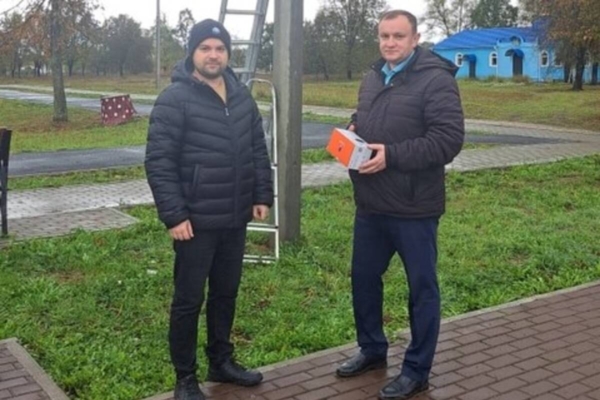 В брянском поселке Комаричи устанавливают камеры видеонаблюдения