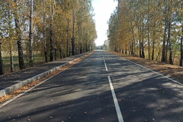 Участок дороги «Брянск-Новозыбков»-Кокино-Скуратово капитально отремонтирован
