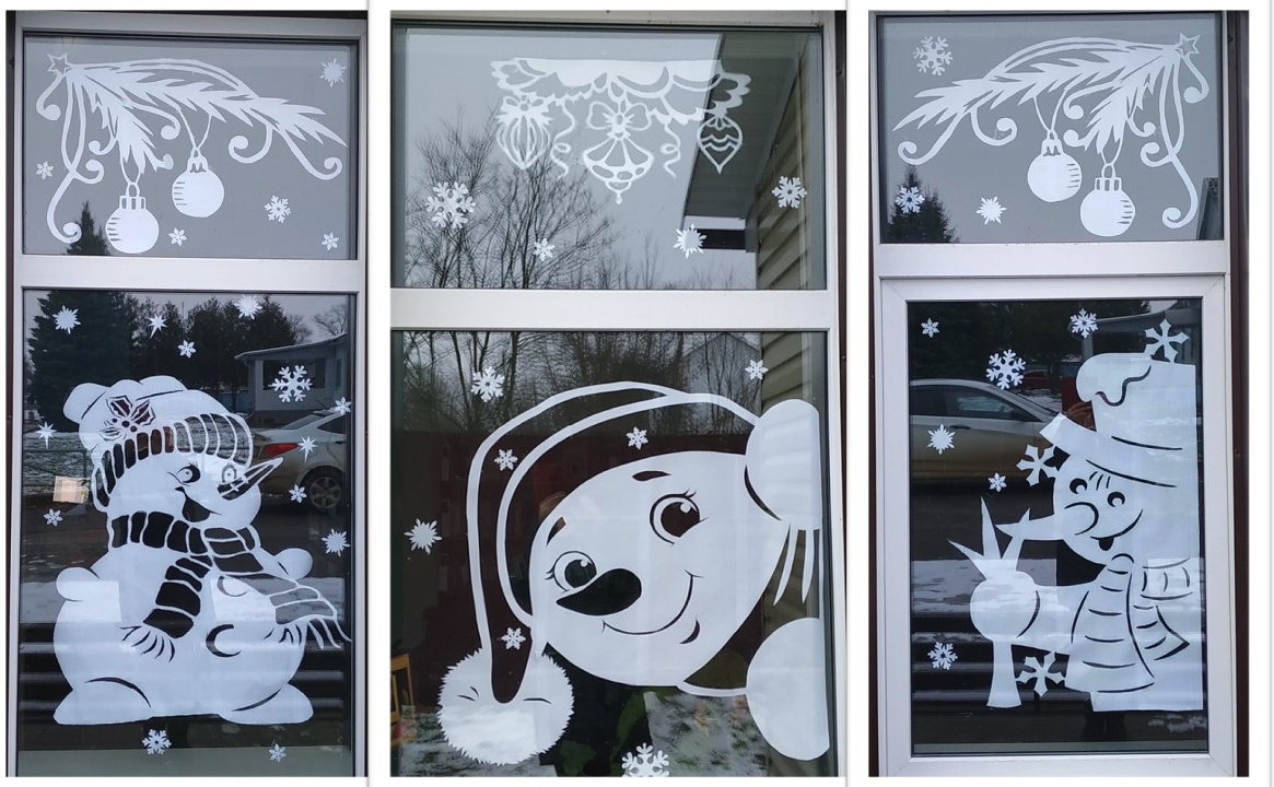 Зимний креатив от сотрудников гордеевской библиотеки