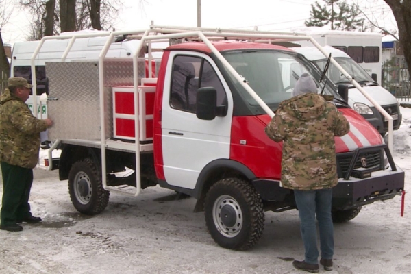 Новый лесопожарный автомобиль получили брянские лесники