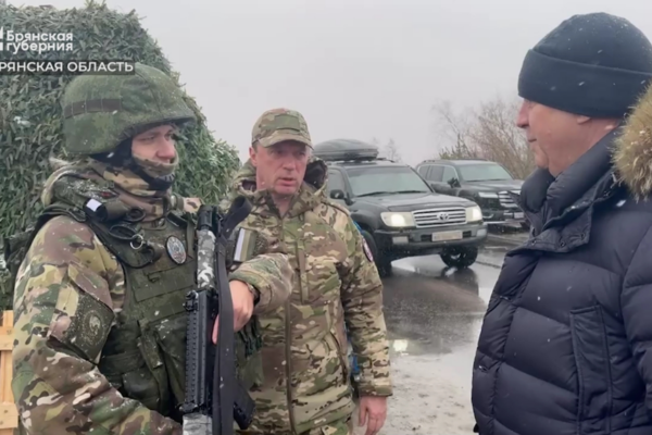 Глава региона Александр Богомаз проверил несение службы бойцов «БАРС-Брянск»