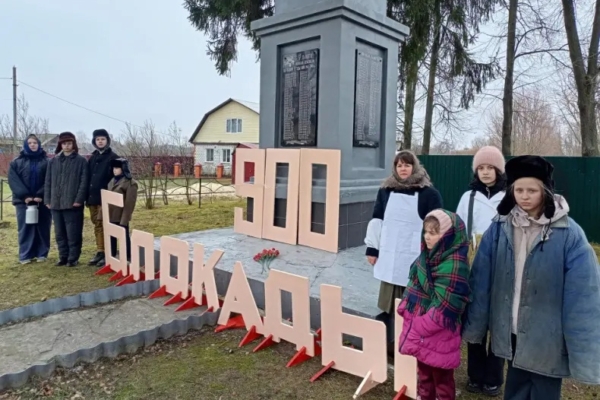 В селе Творишино прошла патриотическая акция «Блокадный хлеб»