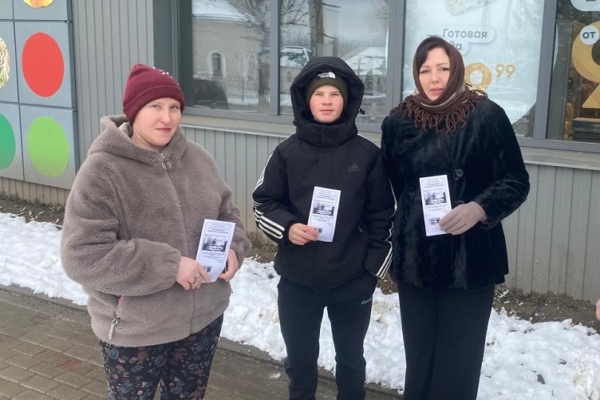 Гордеевские работники культуры провели акцию «Чтобы помнили подвиг вечно»