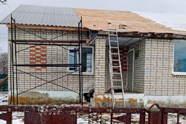 Капитальный ремонт ФАПа начался в селе Внуковичи Брянской области