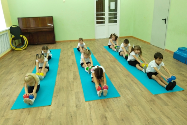 Физические занятия в гордеевском детском саду