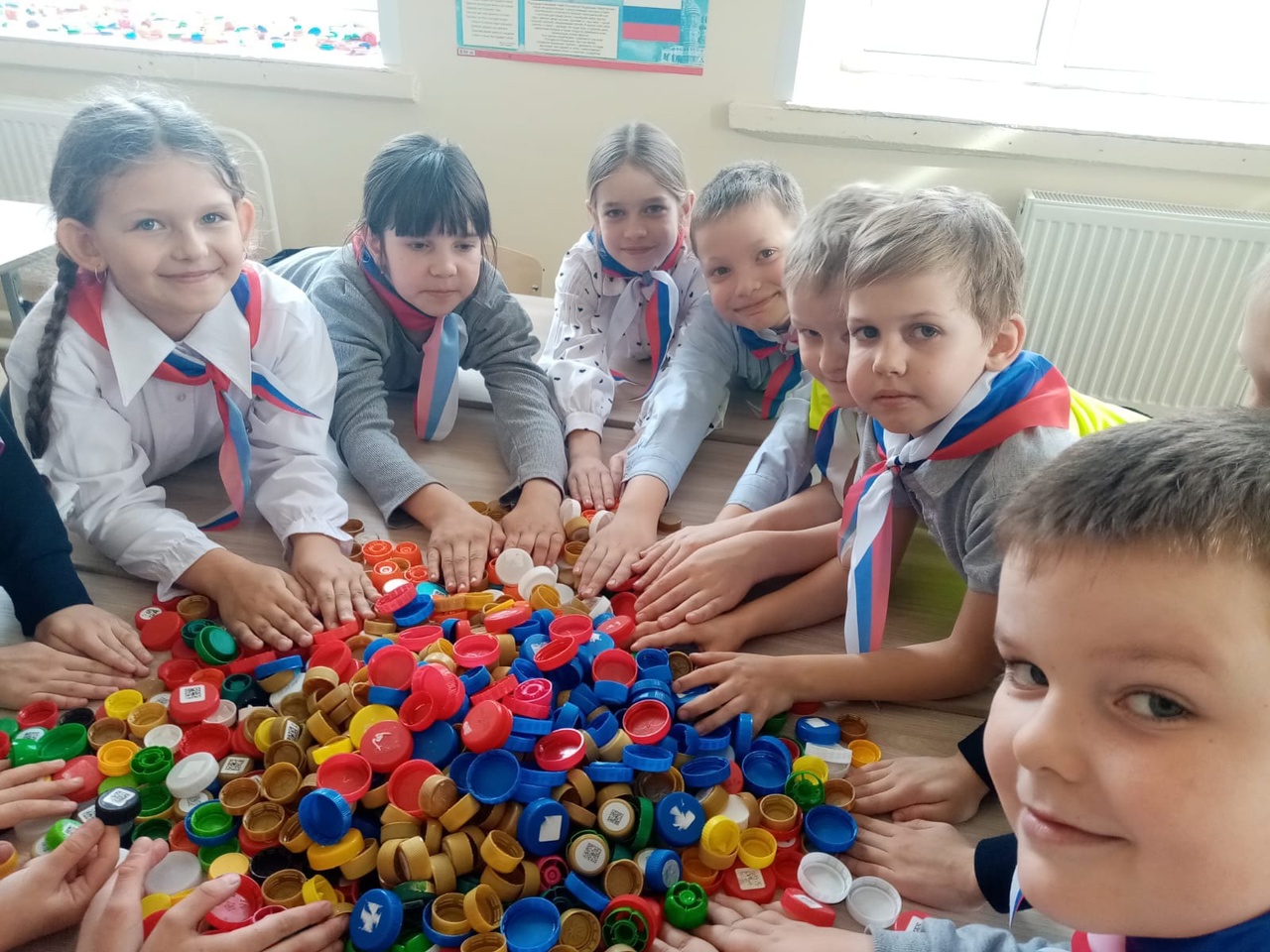 В Гордеевской школе прошла эколого-биологическая акция «Добрые крышечки»