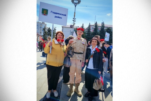 Юнармеец Гордеевской СОШ — участник торжеств в честь 80-летия Великой Победы