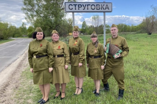 В Гордеевском районе продолжает своё шествие марафон «Песни Победной весны»