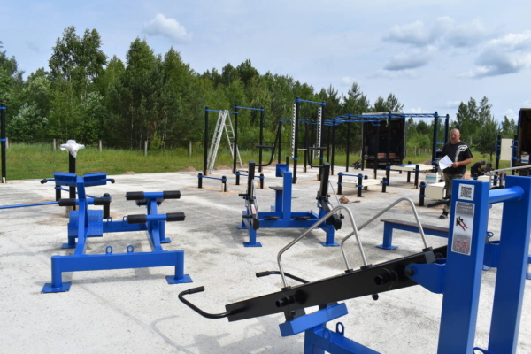 В брянском поселке Мирный Клетнянского района возвели спортплощадку ГТО