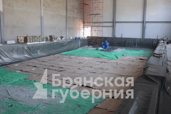 В Унече Брянской области возводят спорткомплекс с бассейном