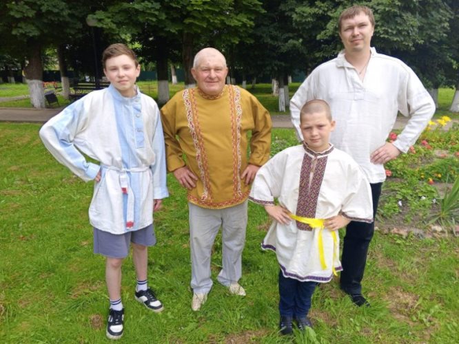 В Гордеевке прошёл праздник традиционной русской рубахи -косоворотки