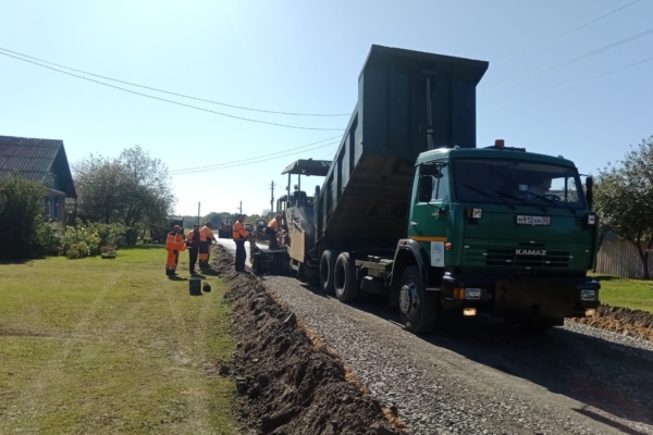 Проведен капитальный ремонт дорожного полотна