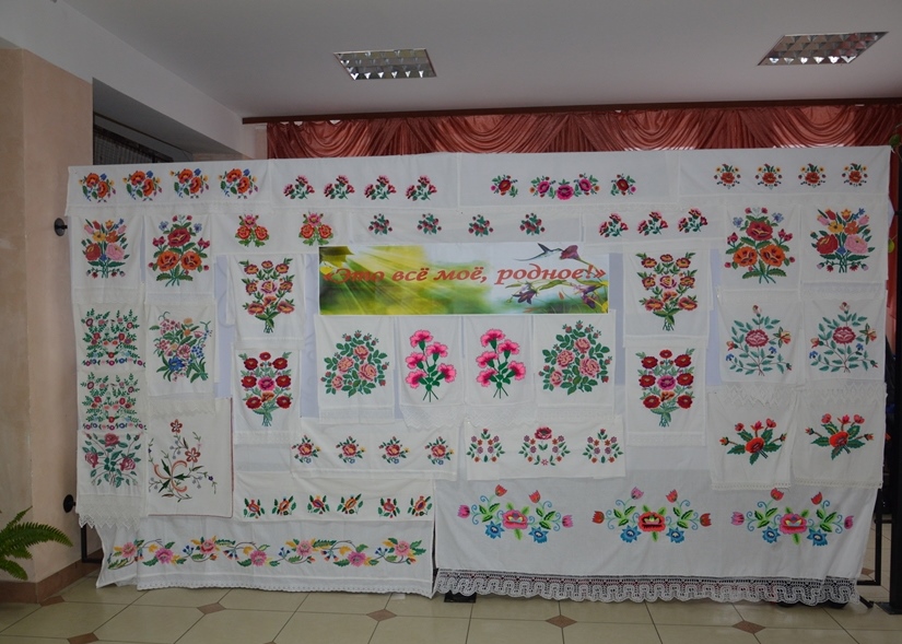 Выставка русской вышивки