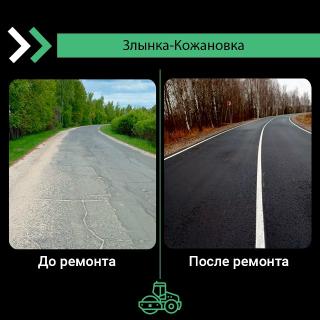 Участок автодороги Злынка-Кожановка  отремонтирован на Брянщине