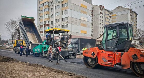 В Бежицком районе Брянска продолжается капремонт улицы Куйбышева