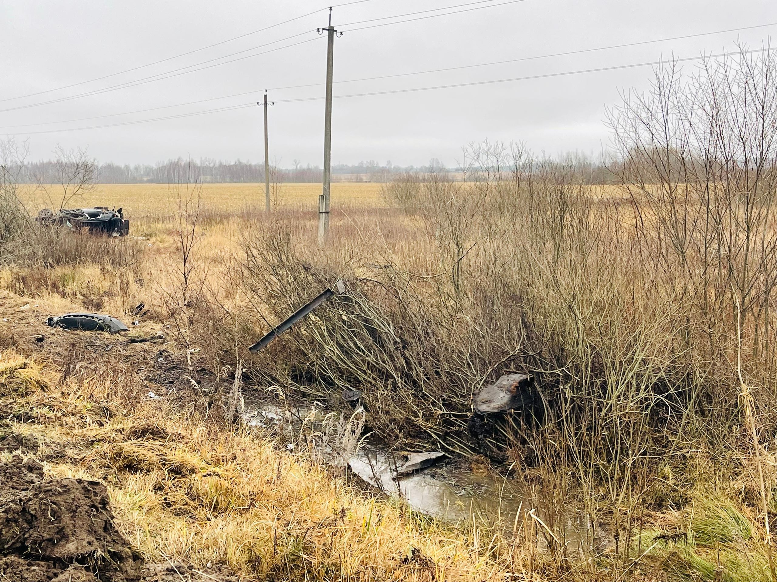 В Красногорском районе погиб пассажир в ДТП на региональной дороге