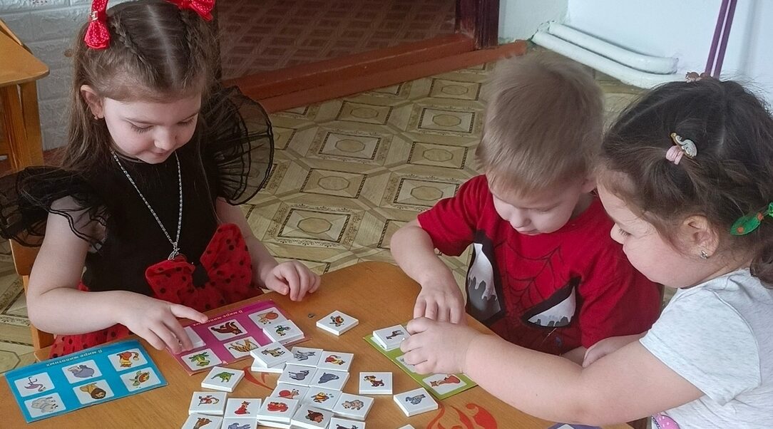 Настольные развлечения в Гордеевском детском саду