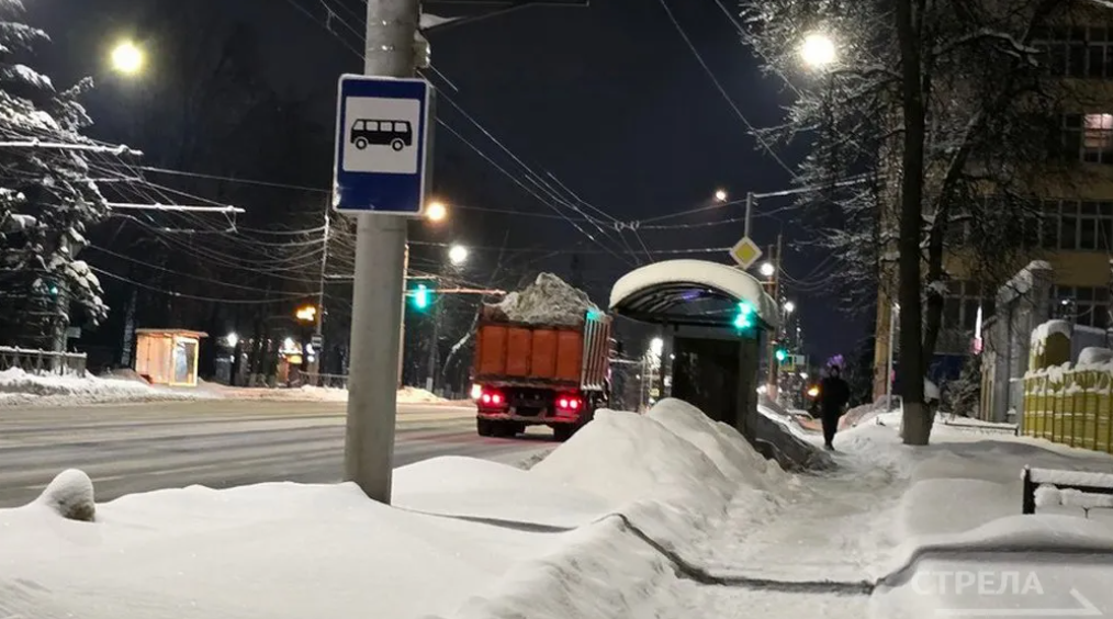 С улиц Брянска убрали 355 тонн снега