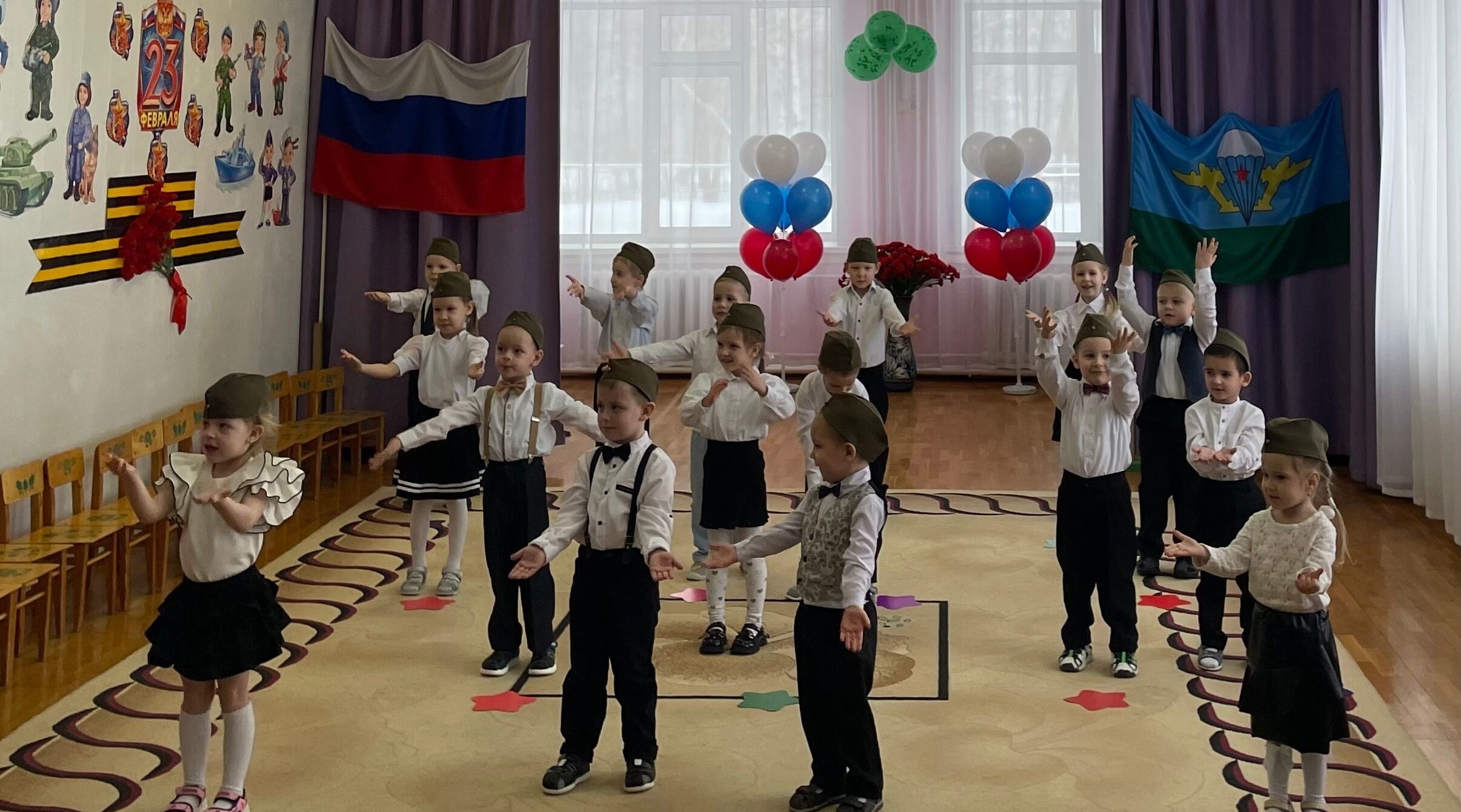 В Гордеевском детскому саду «Теремок» прошли утренники, посвященные 23 февраля