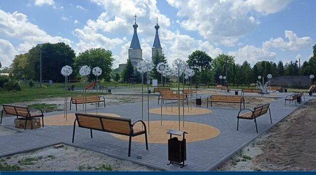 В Коржовке-Голубовке Клинцовского района  благоустраивают общественное пространство
