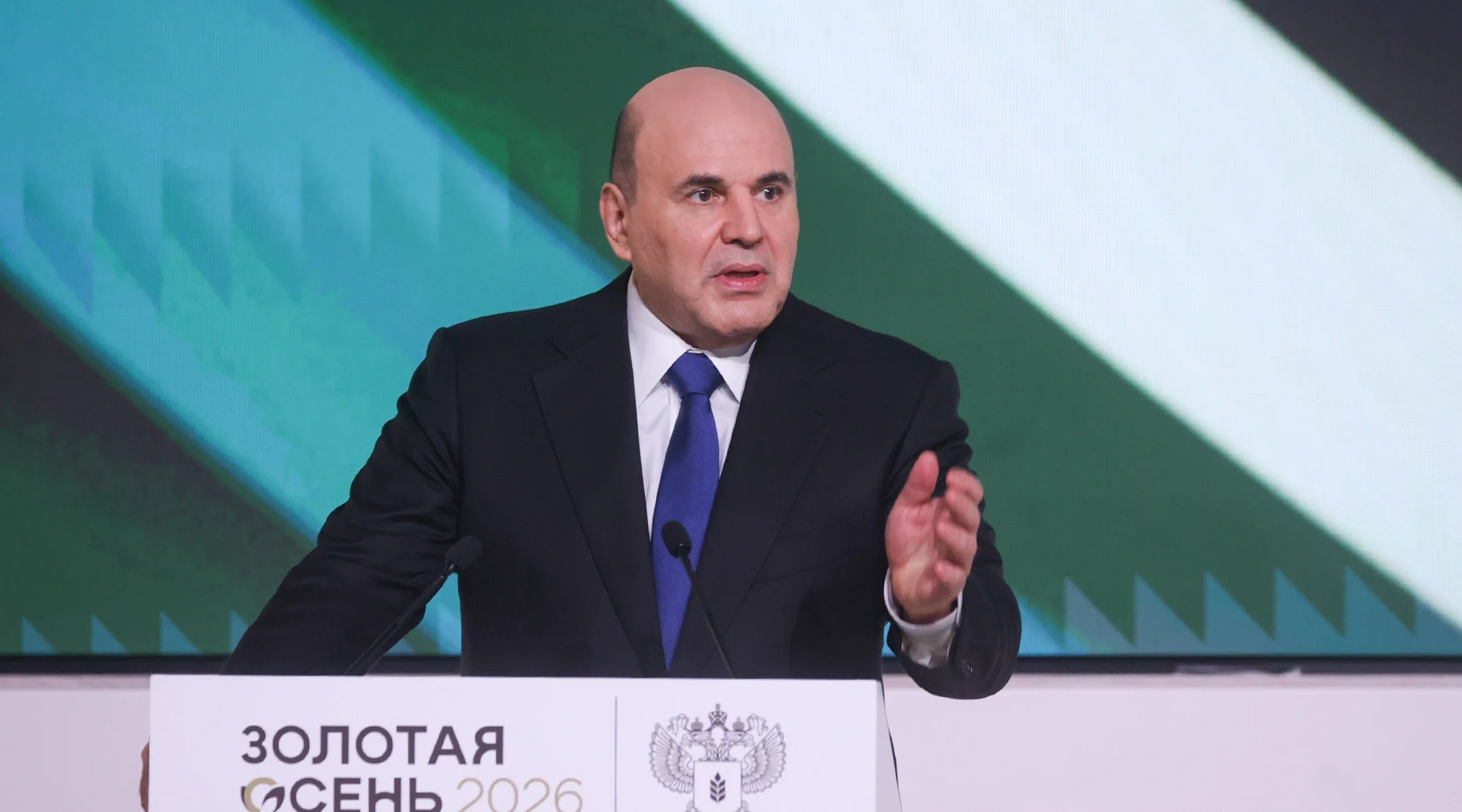 Председатель правительства РФ Михаил Мишустин выступил на пленарном заседании «Золотой осени»